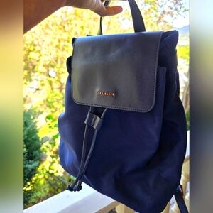 Ted Baker Midnight Blue and Charcoal Backpack